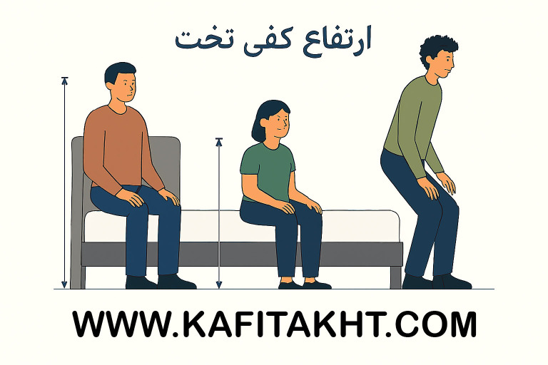 ارتفاع استاندارد کفی تخت و نقش تشک در راحتی خواب