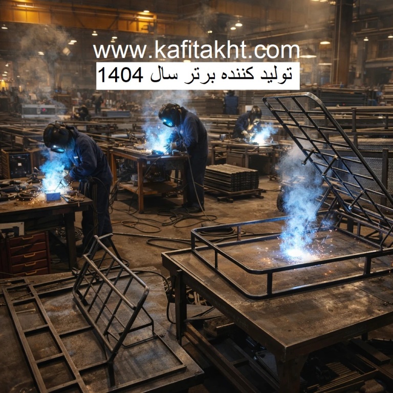 تولید تخصصی کفی تخت با تکنولوژی جوش CO₂ | افزایش استحکام و دوام سازه‌های فلزی