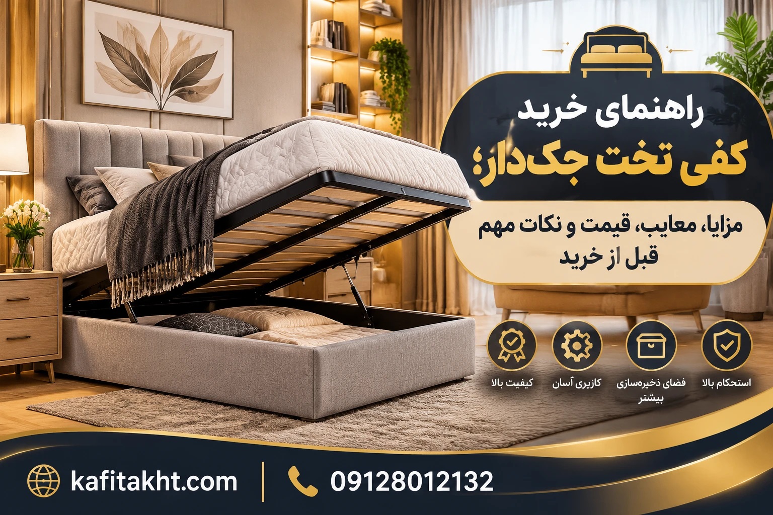 کفی تخت جکدار